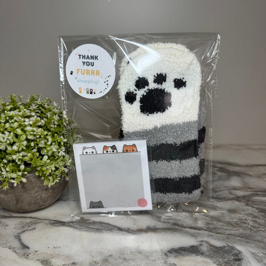 Bundled Set - Cat Heads, Furr Shopping Sticker