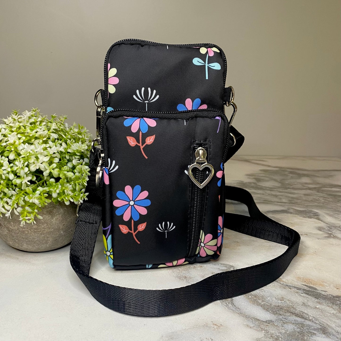 Mia Crossbody Nylon Wallet