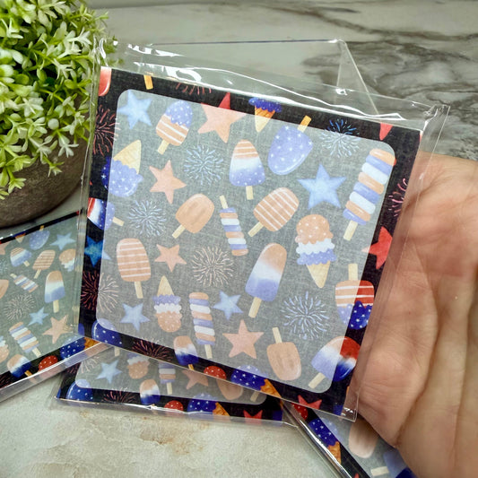 The Sticky Note Collection - America Fireworks Popsicle