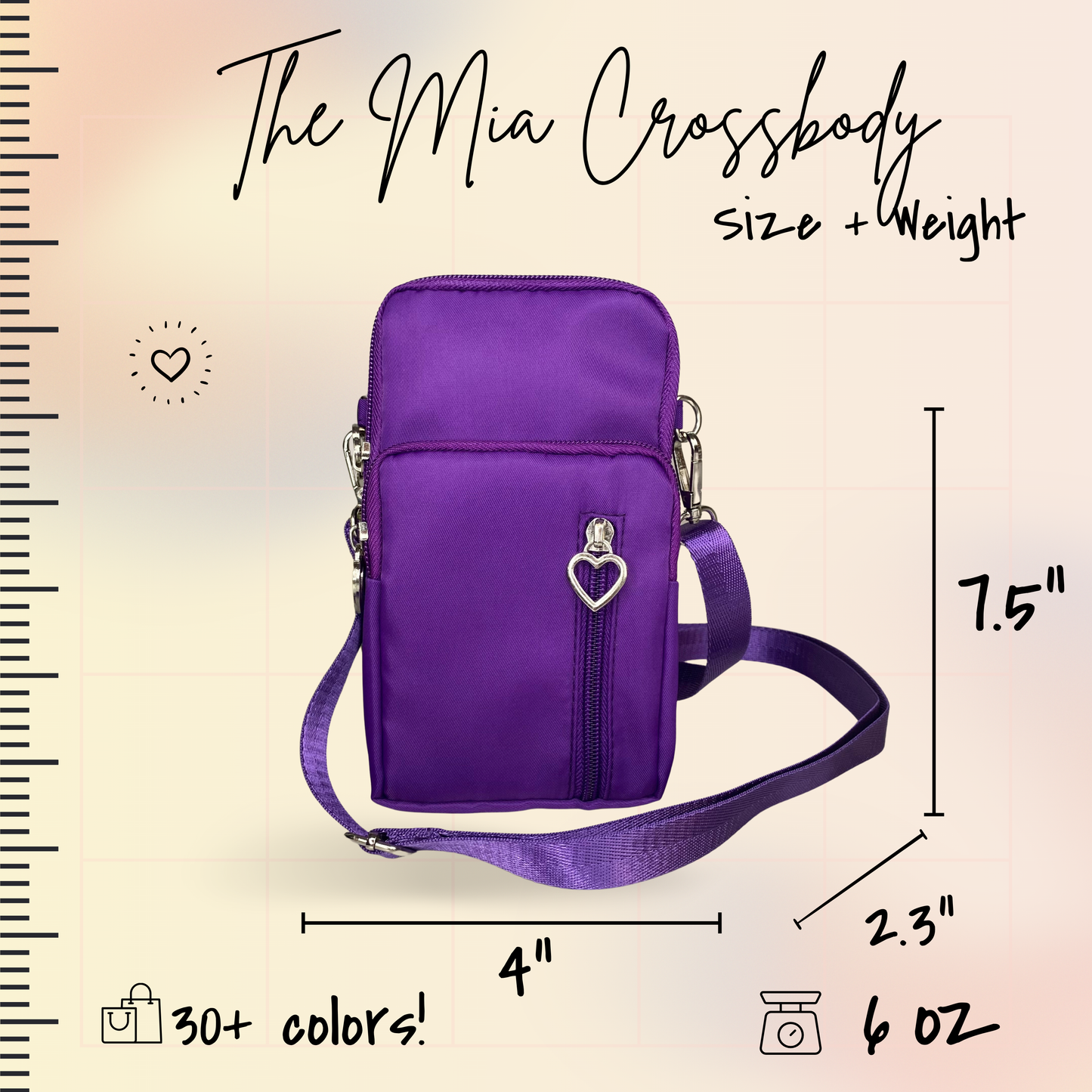 Mia Crossbody Nylon Wallet