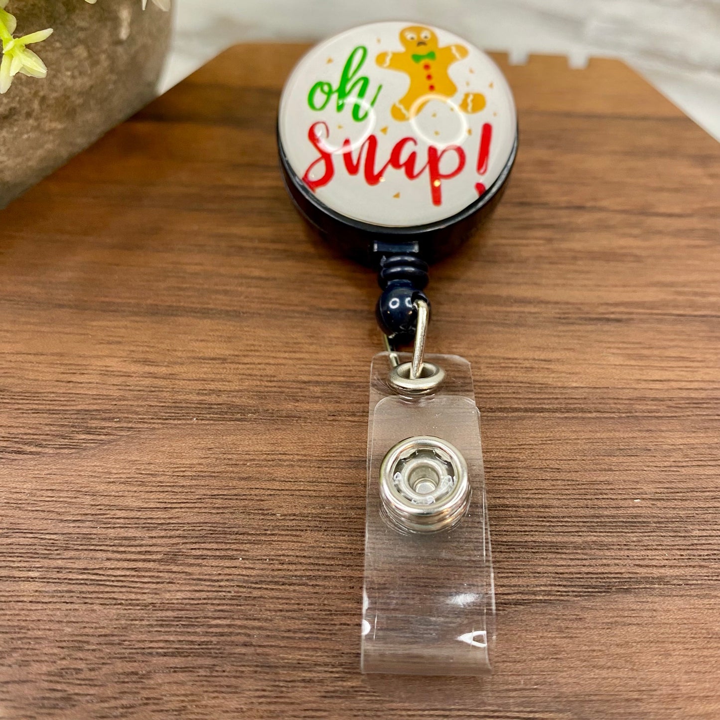 Badge Holder - Christmas - Oh Snap