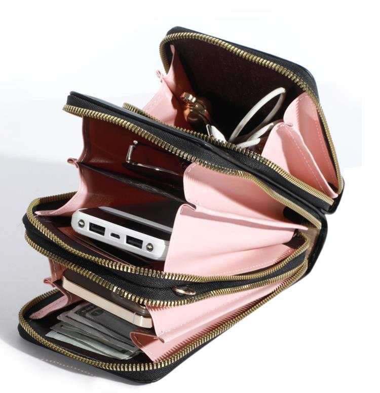 Ivy Crossbody Wallet + Purse - Camel