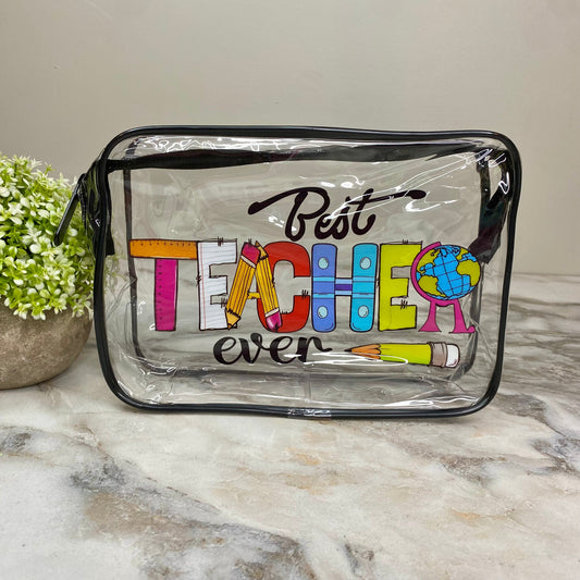 Clear Pouch - Best Teacher Ever