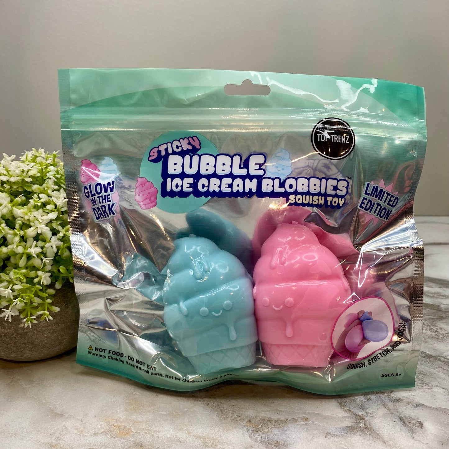 Sticky Bubble Blobbies Toy - Ice Cream