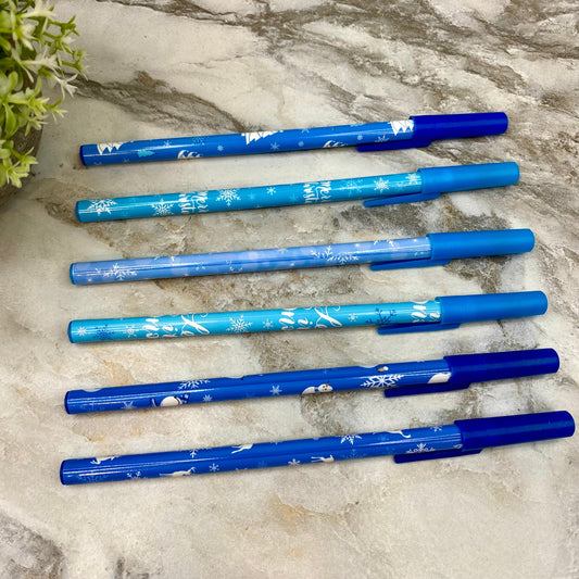 Pen - Blue Winter Christmas