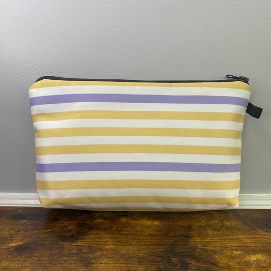 Pouch - Yellow Purple Stripes