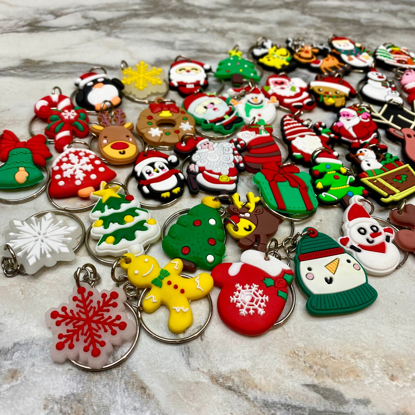 Keychain - Silicone - Christmas