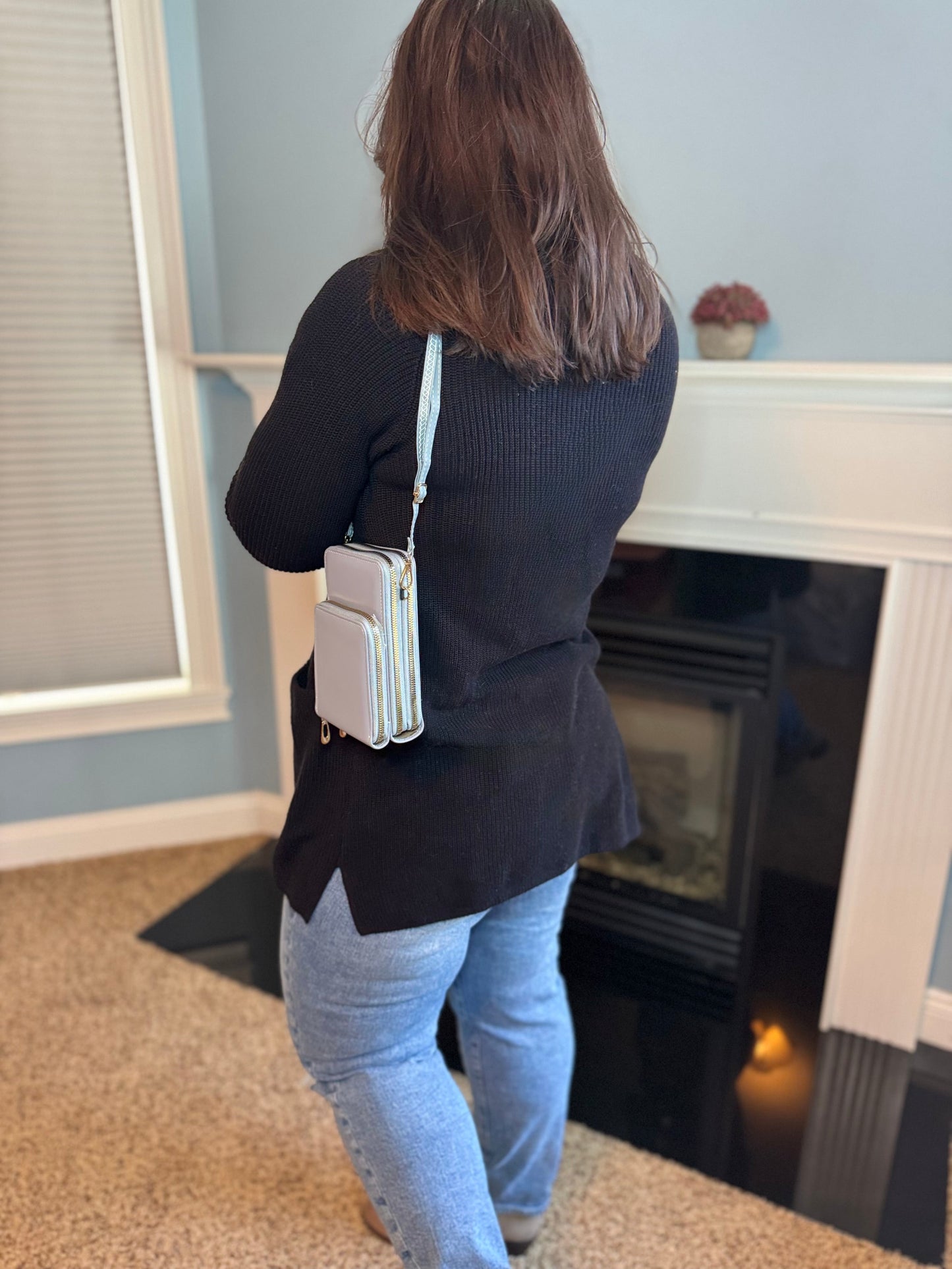 Ivy Crossbody Wallet + Purse - Camel