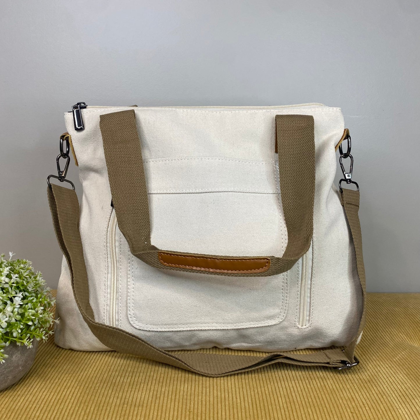 Caitlin - Canvas Satchel