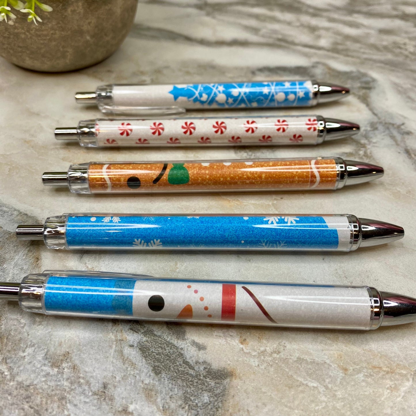 Pen - Clear Christmas Design Full Set #2