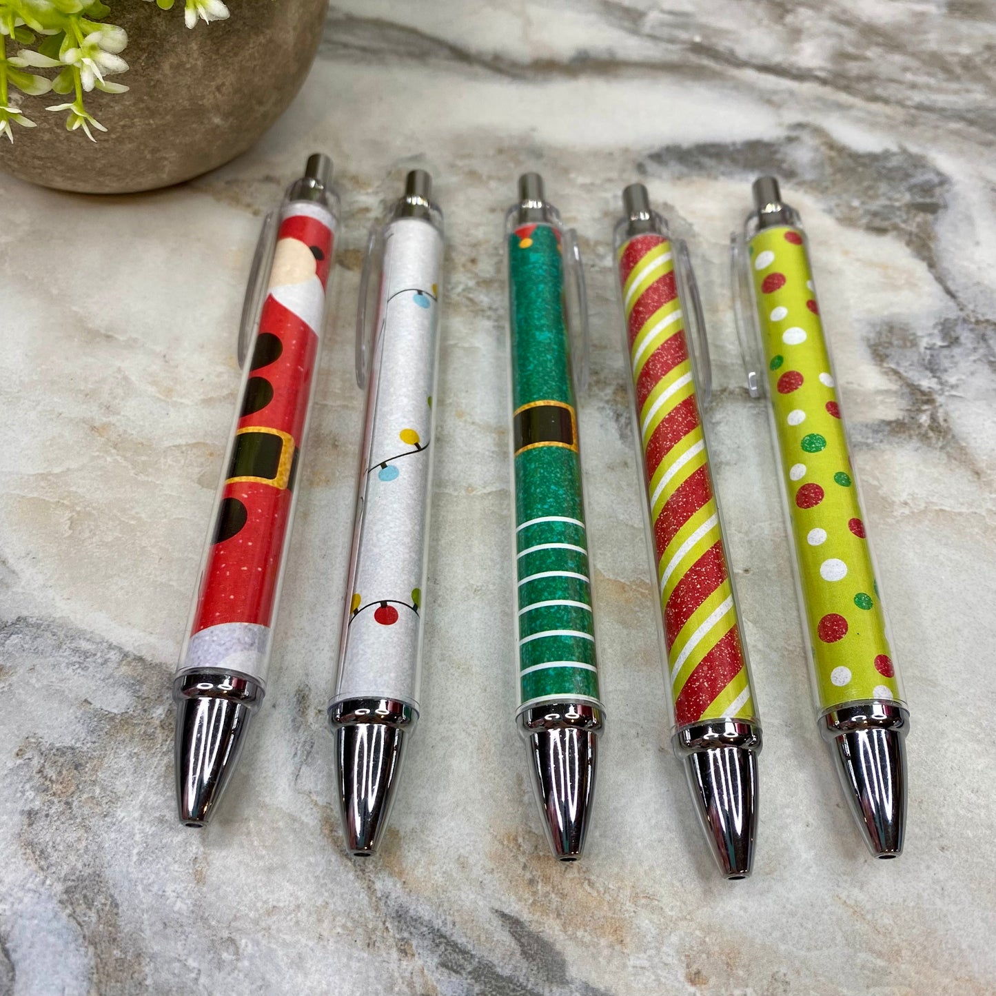 Pen - Clear Christmas Design Full Set #3