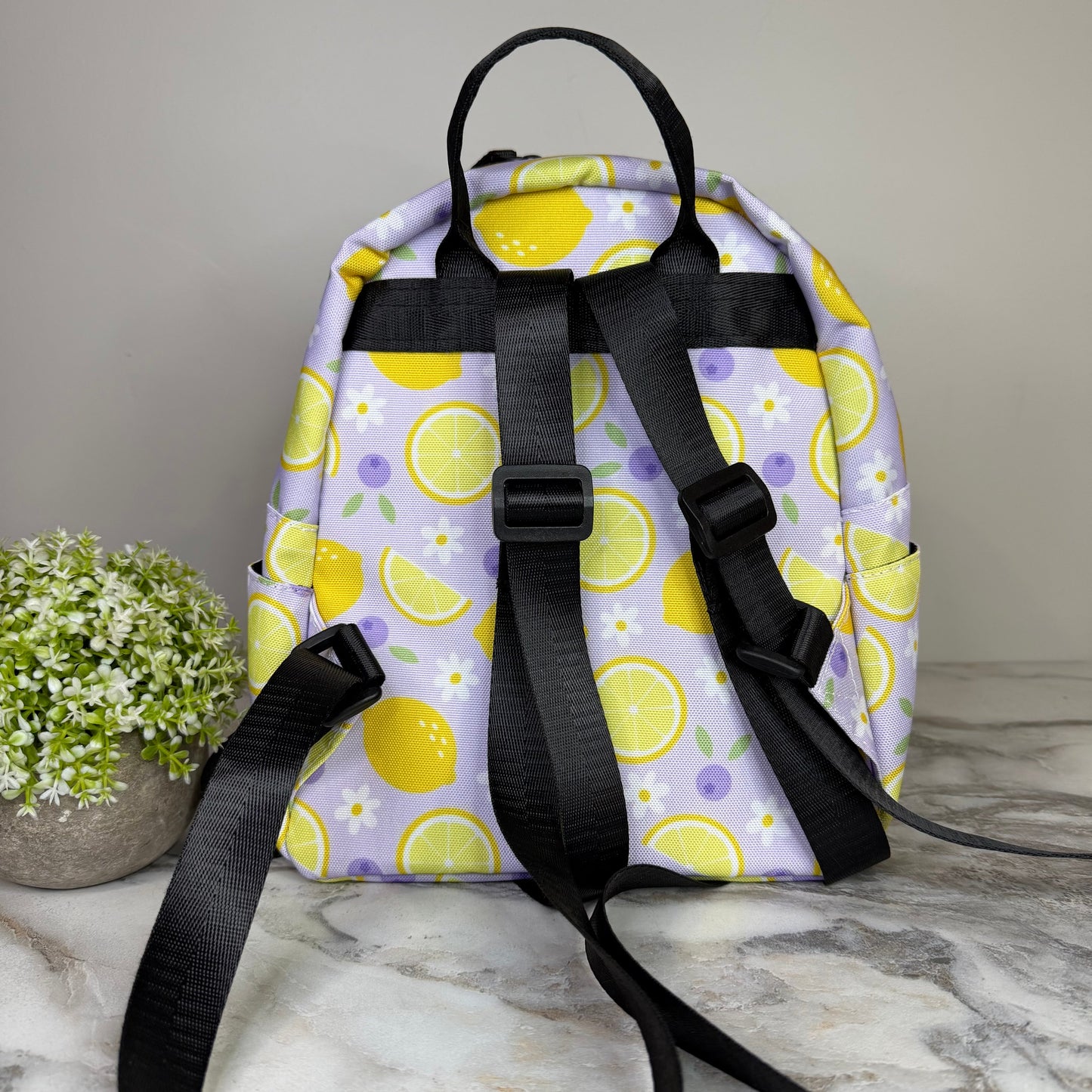 Mini Backpack - Blueberry Lemon