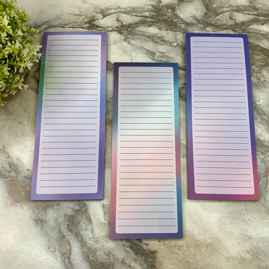 Note Pad with Magnet - Tie Dye Mix