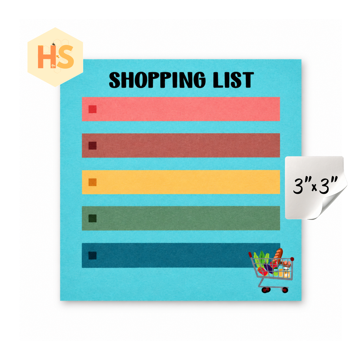 The Sticky Note Collection - Shopping List