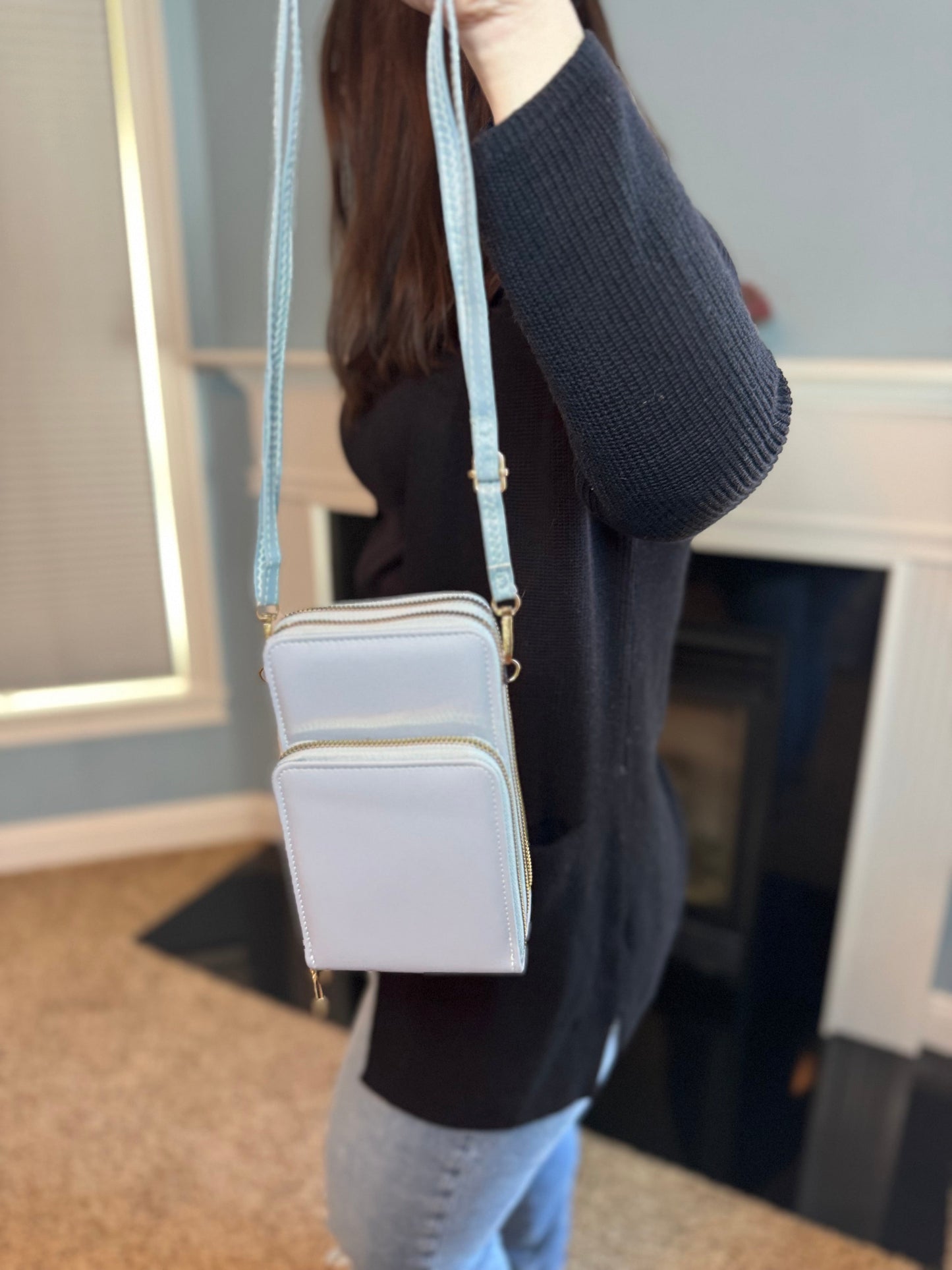 Ivy Crossbody Wallet + Purse - Camel