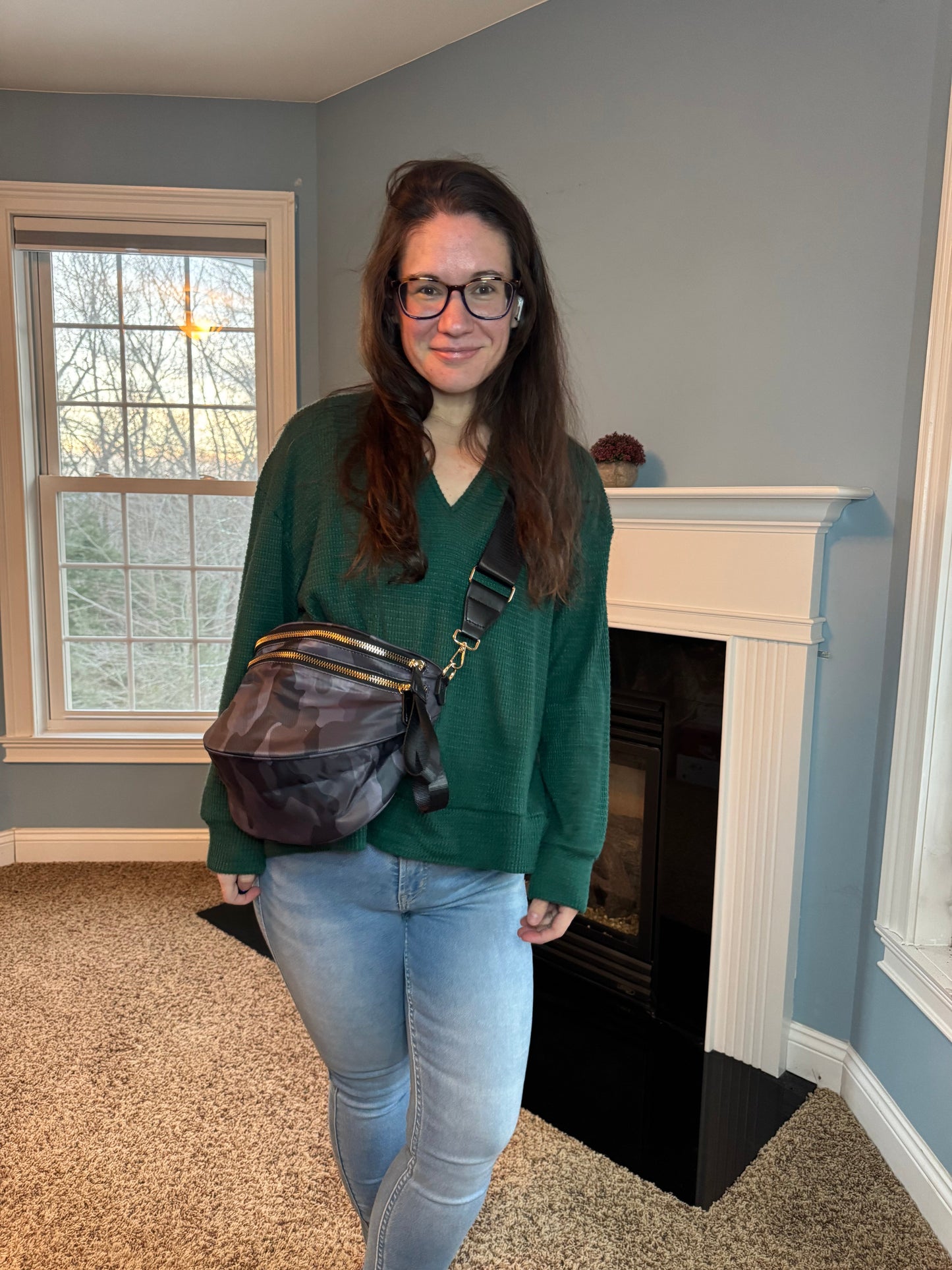 The Roni Nylon Crossbody - Camo #1