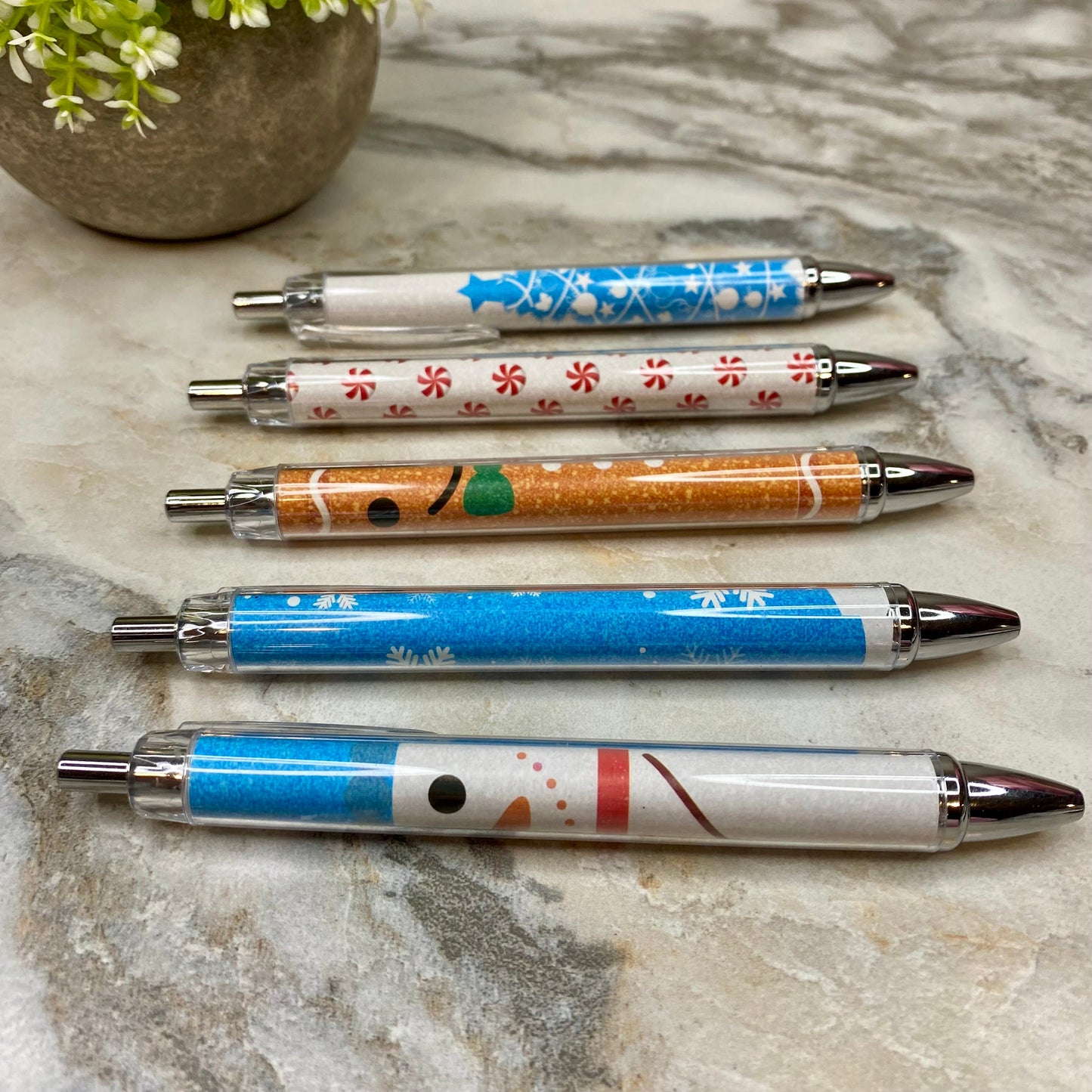 Pen - Clear Christmas Design Full Set #2