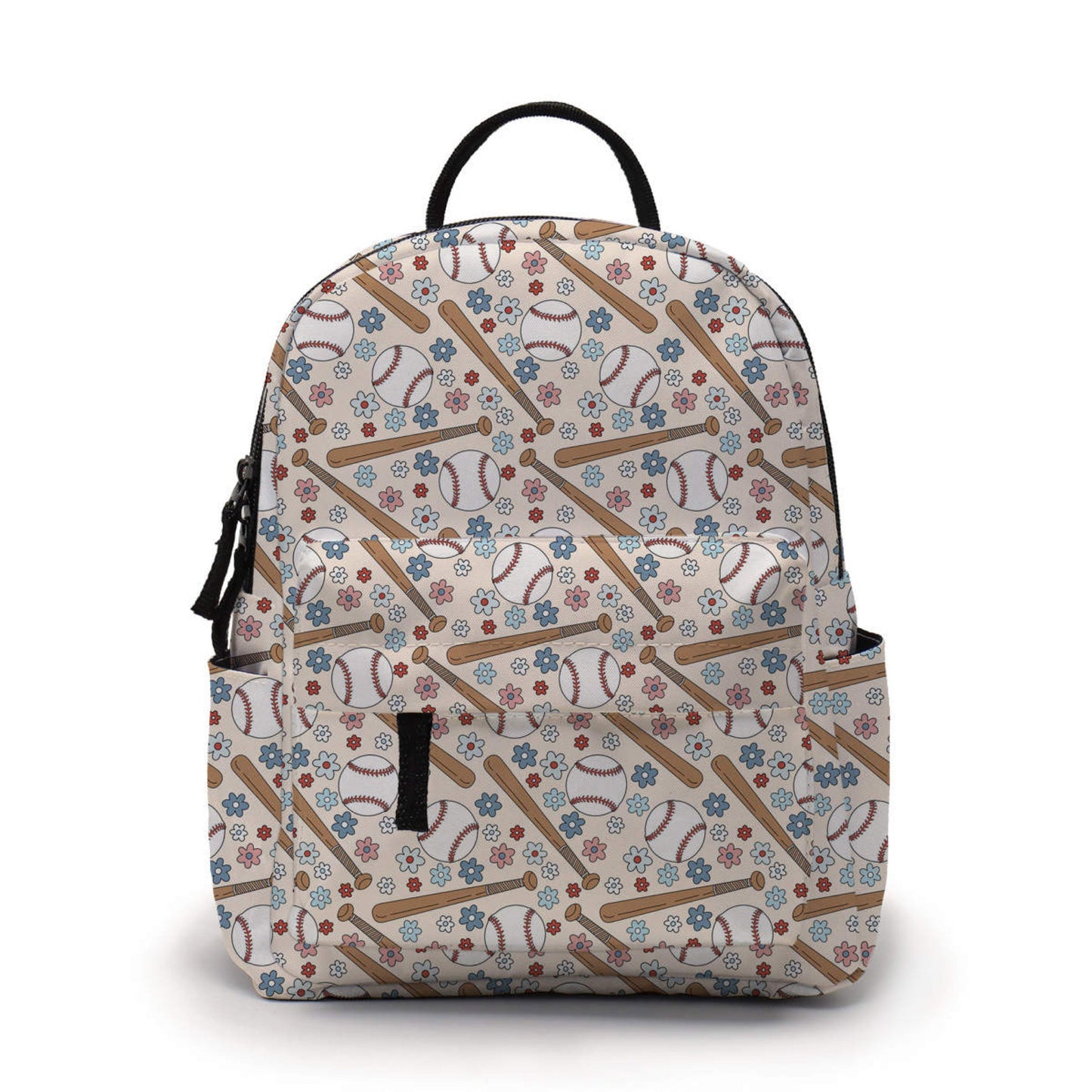 Mini Backpack - Baseball Bat Floral